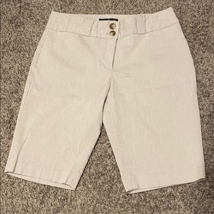 Willi Smith Super Thin Striped Bermuda Shorts Sz 8